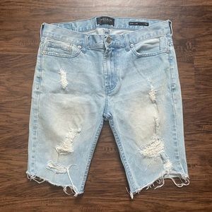 PacSun Distressed Skinny Denim Shorts